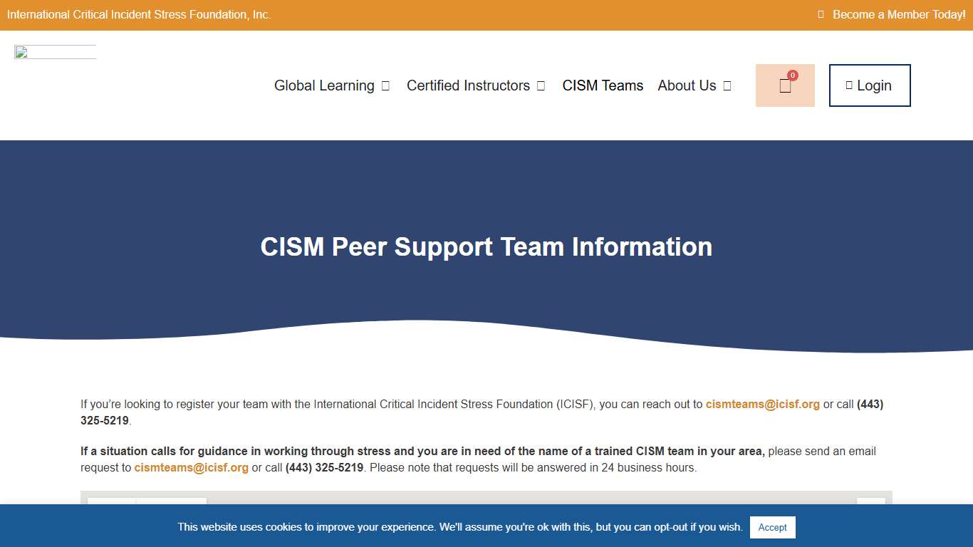 CISM Team Listings - ICISF